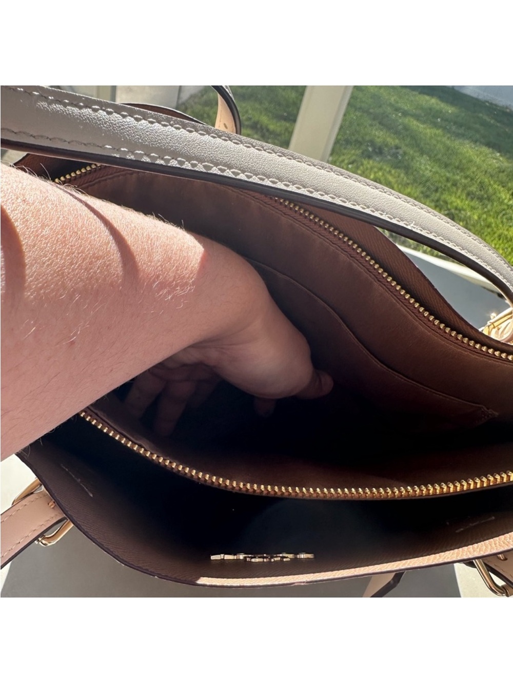 Coach Signature Tote in Blush Beige - Picture 4 of 7
